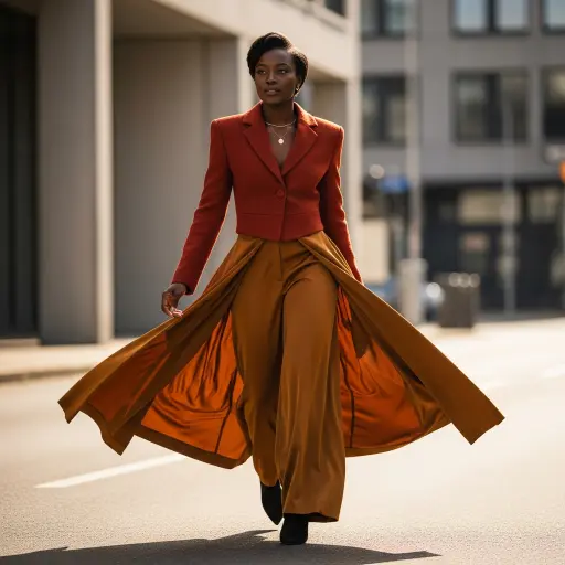 Cropped Jacket and Wide-Leg Pants