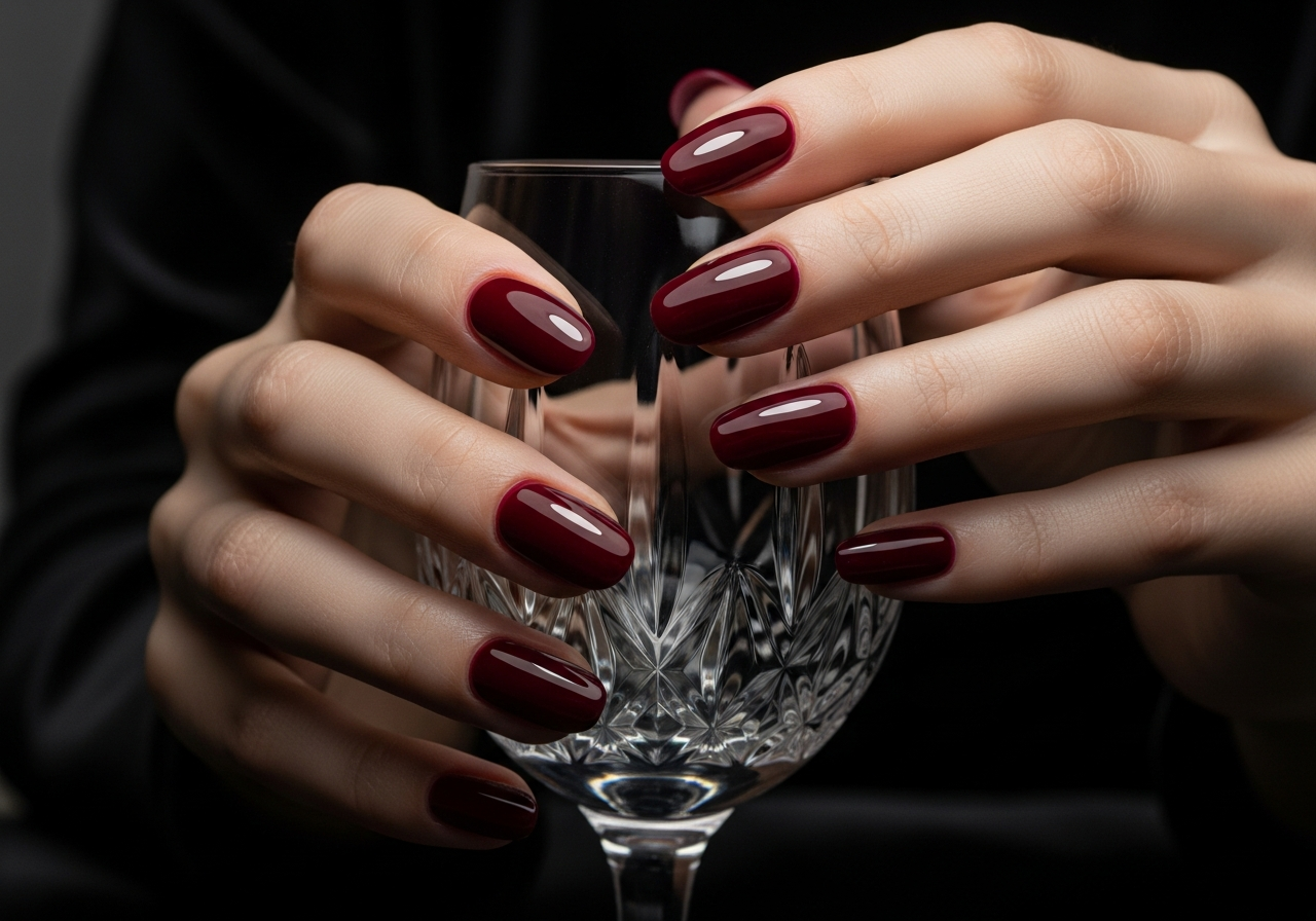 Deep Burgundy and Wine Tones