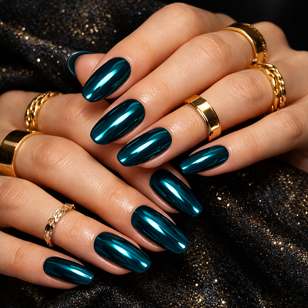 Deep Teal and Jewel Tones