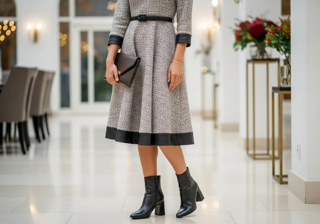 Faux Leather Accents