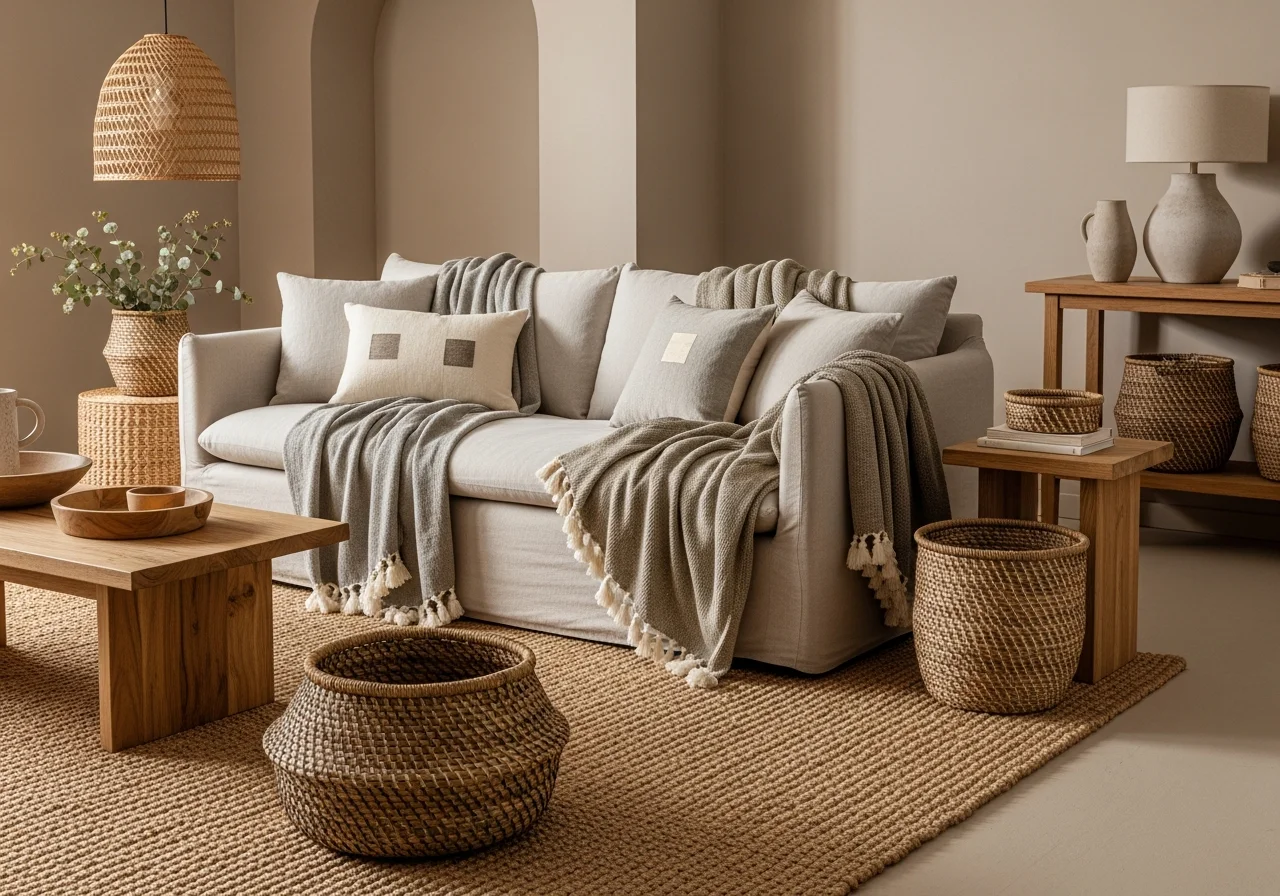 Greige with Natural Fiber Emphasis