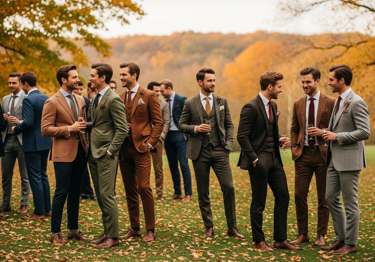 Men’s Outfit Ideas for Thanksgiving Weekend Weddings