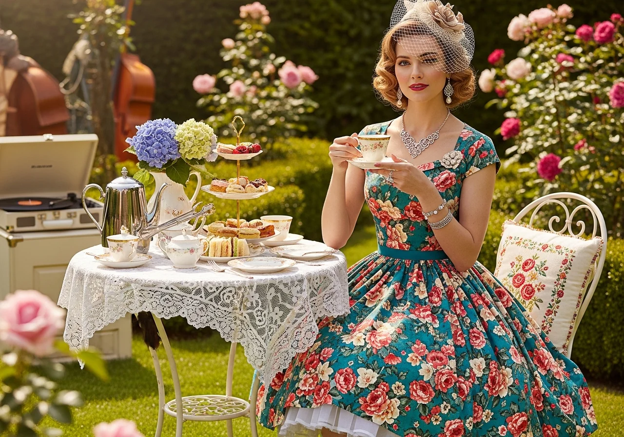 Vintage-Inspired Glamour