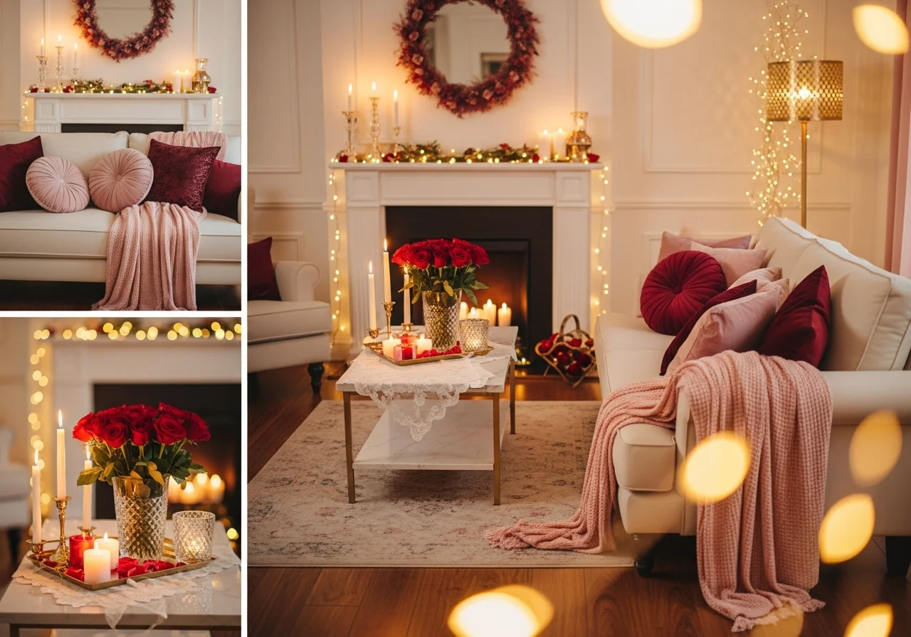 13 Cozy Romantic Valentines Day Living Room Decor Ideas You'll Love