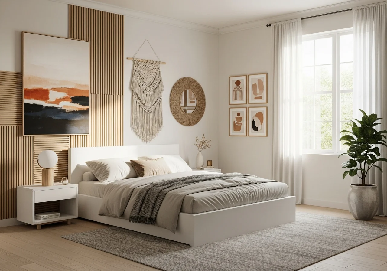 15 Bedroom Wall Decor 2026 Ideas for Modern, Cozy, Boho, and Minimalist Bedrooms