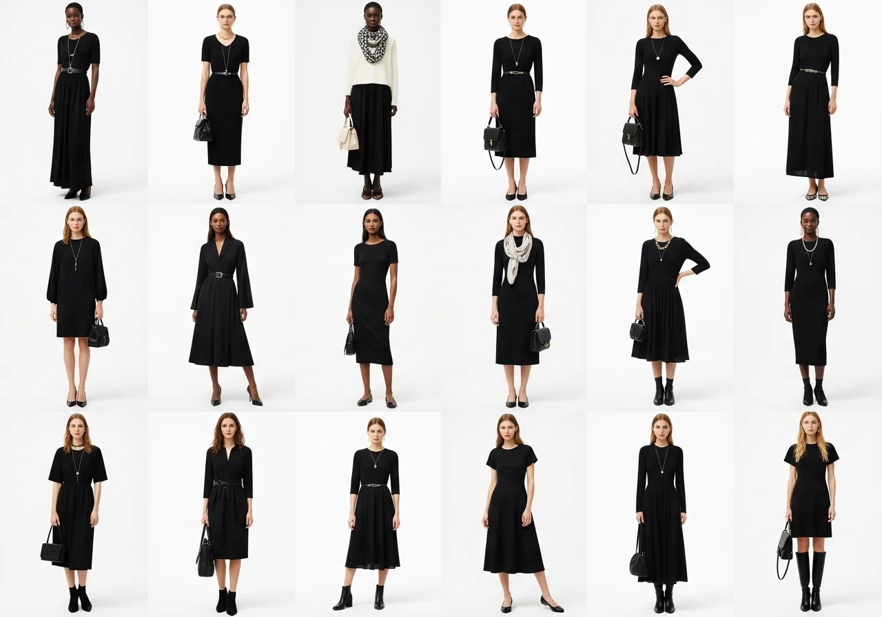 15 Black Dress Outfit Ideas That Never Go Out of Style