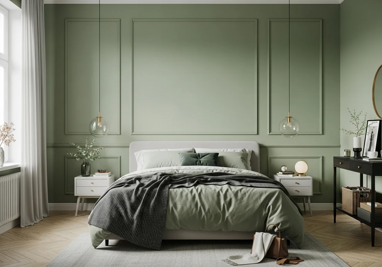 15 Green Bedroom Ideas 2026 for Cozy, Modern, Aesthetic Spaces with Sage, Olive and Emerald Palettes
