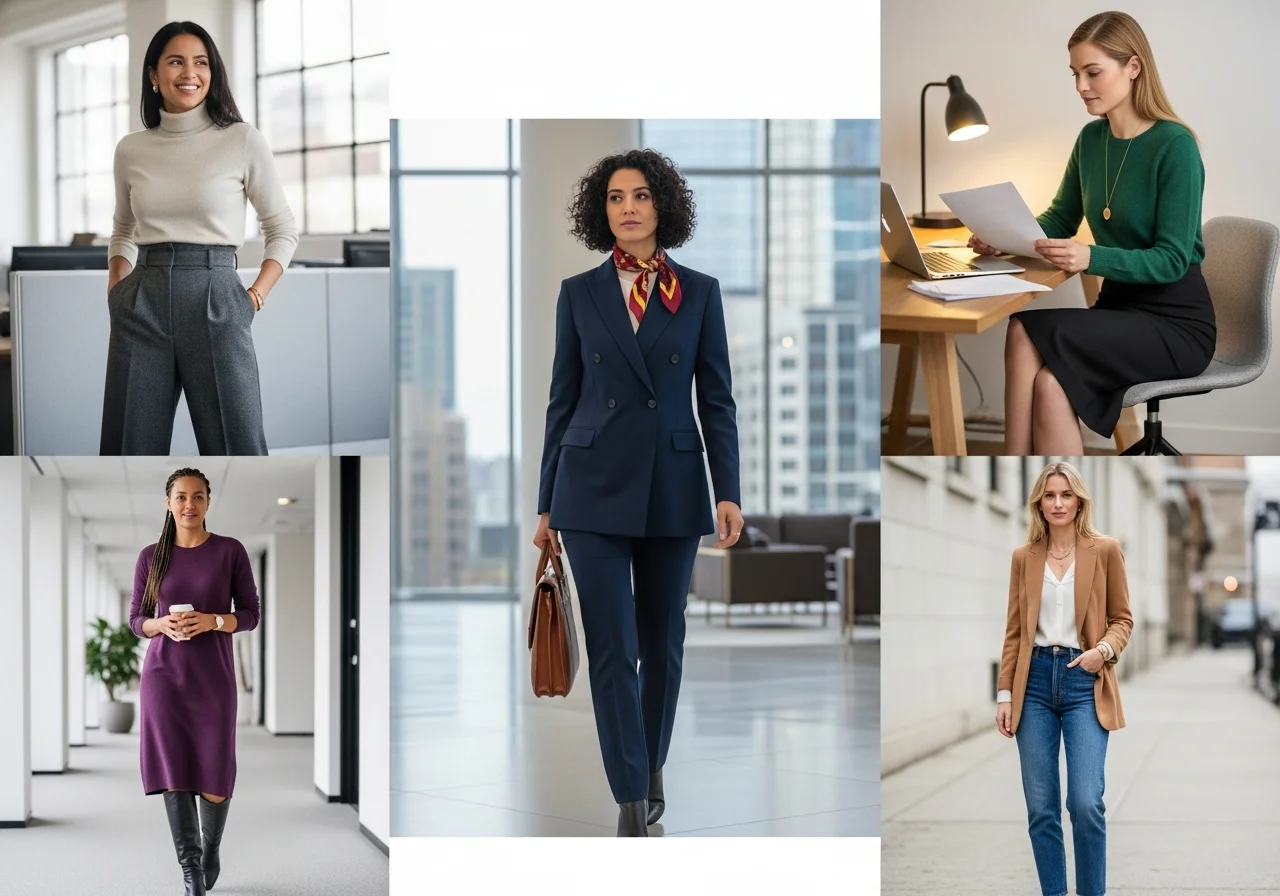 15 Stylish Winter Office Outfits for Women Stay Warm and Professional This Season in 2026
