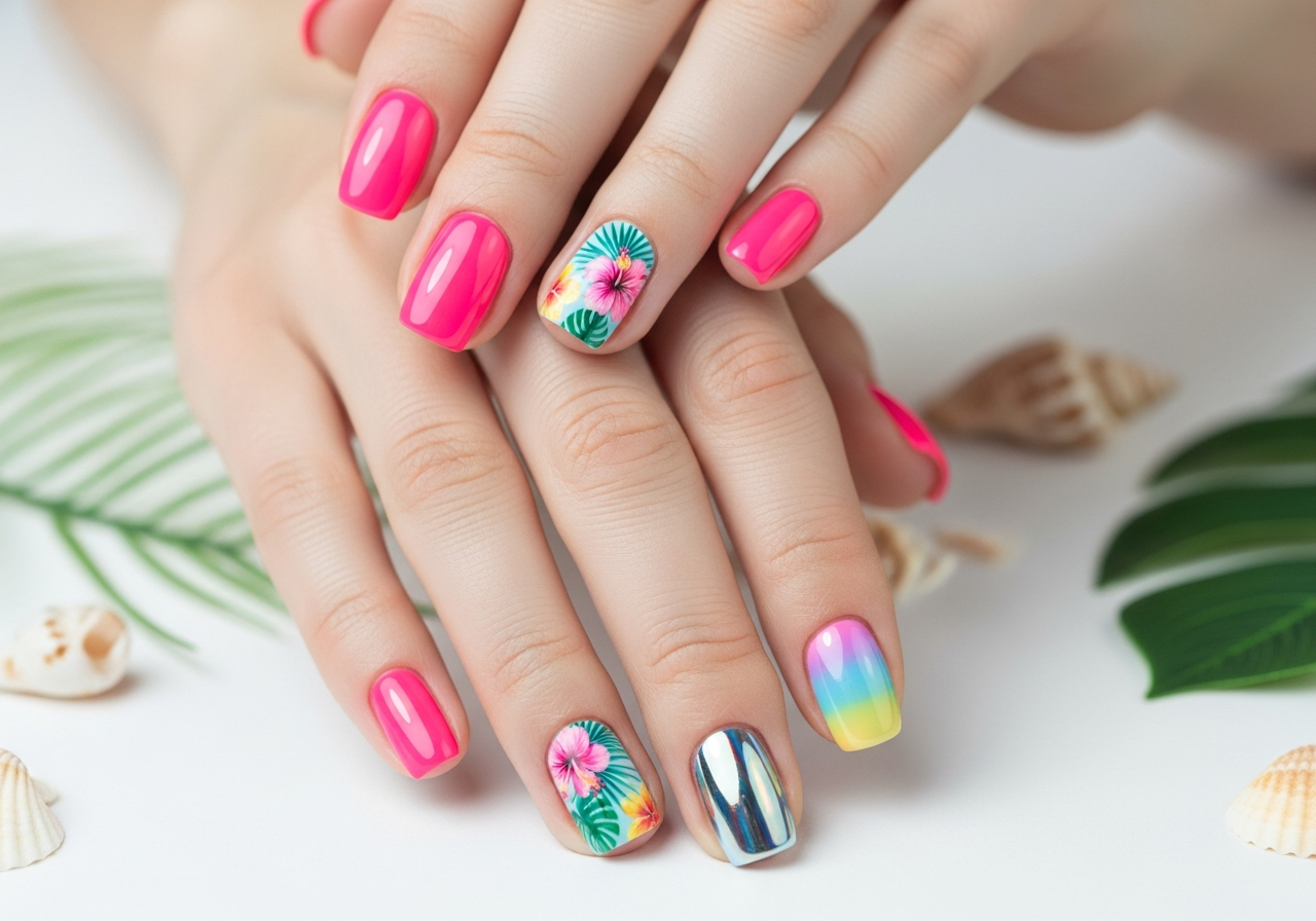 15 Vibrant Summer Nail Ideas