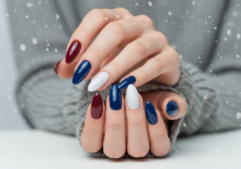 15 Winter Almond Nails