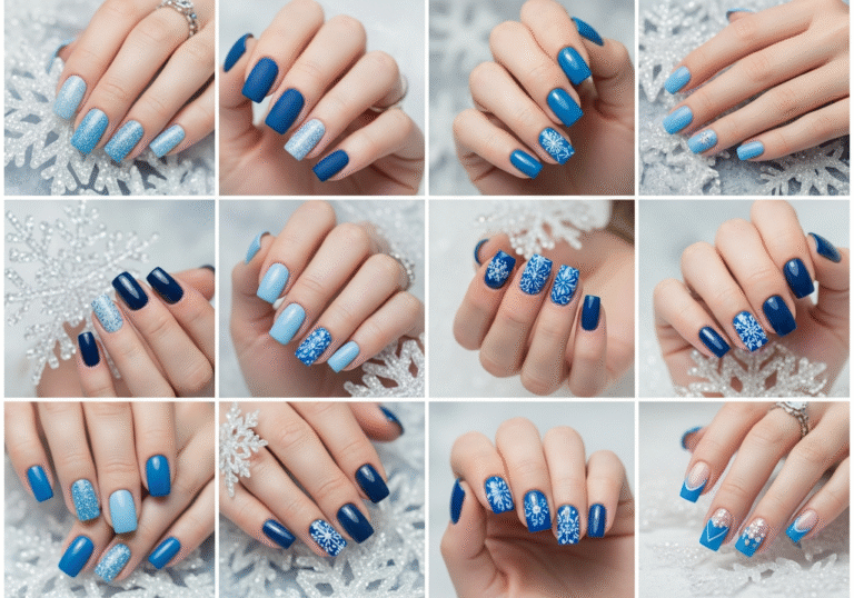 15 Winter Blue Nails: Trendy Designs and Tips to Elevate Your Winter Manicure This Season