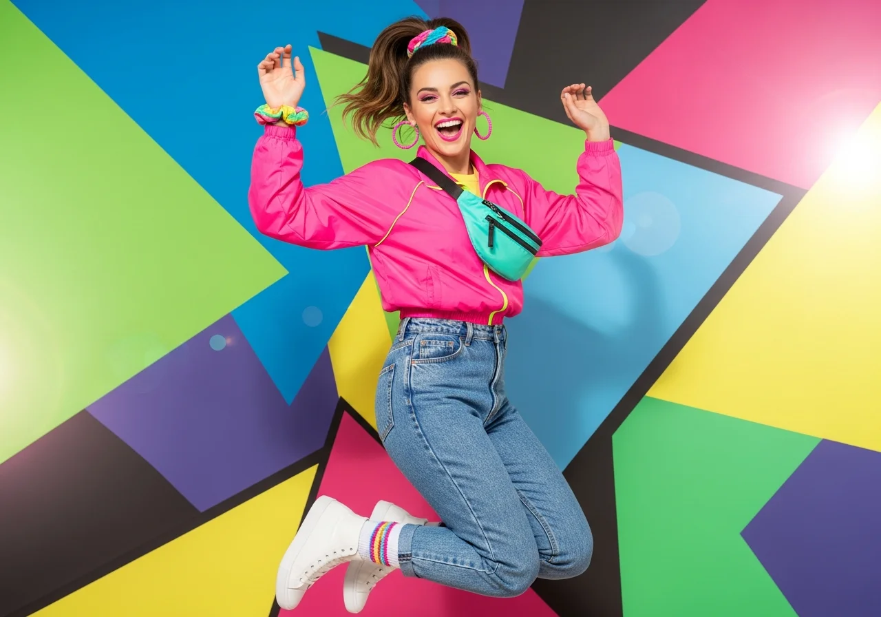 Acid Wash Denim and Neon from the Late 1980s