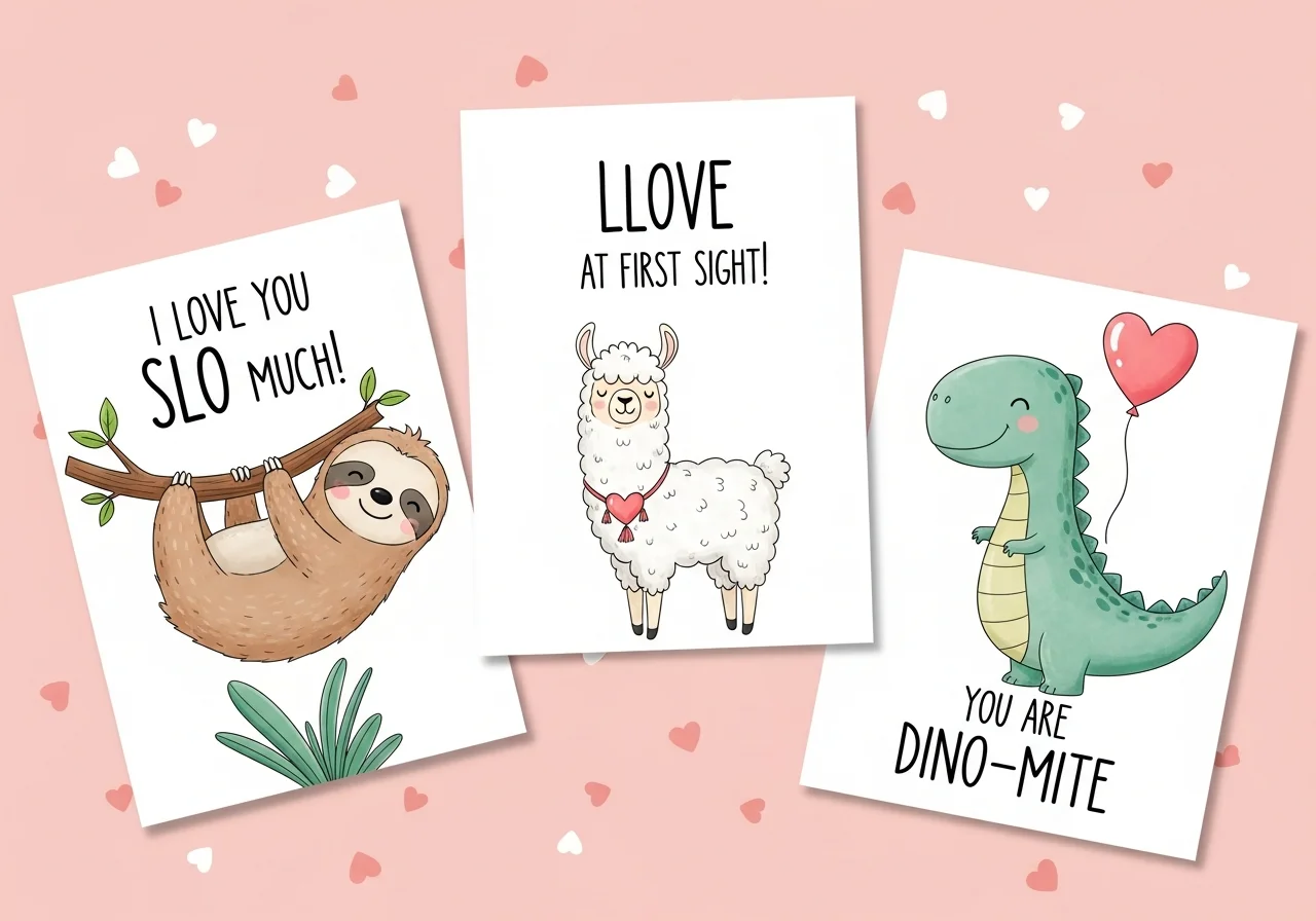  Animal Pun Cards
