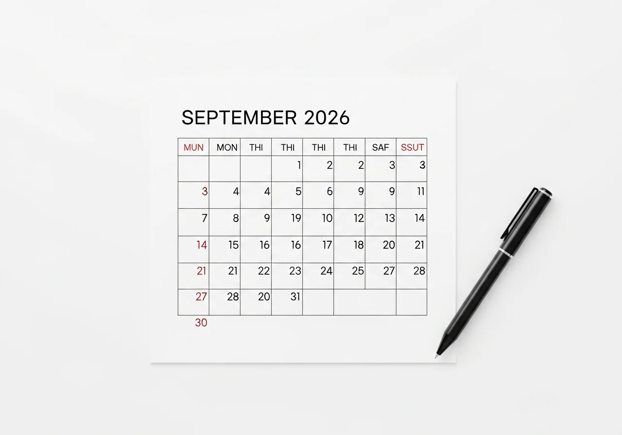 Basic Blank Calendars