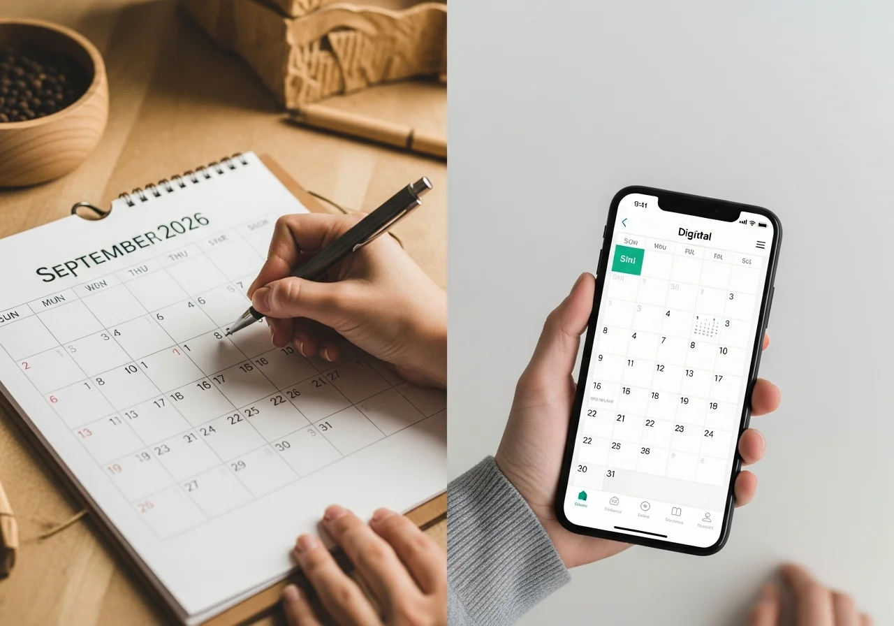 Benefits of Using Printable Calendars Over Digital Options