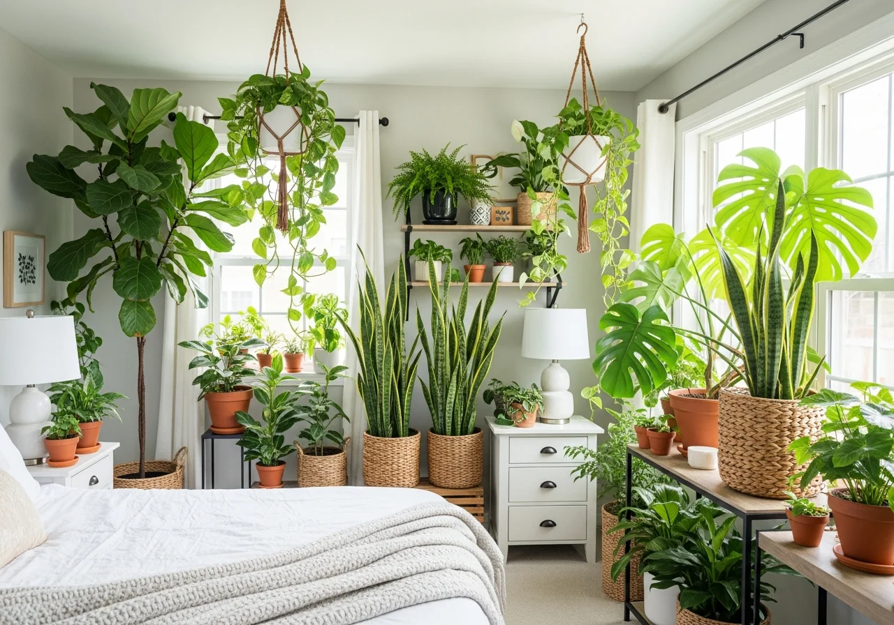  Bring in Abundant Greenery