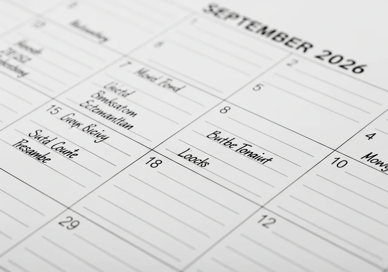 Calendars with Notes Sections