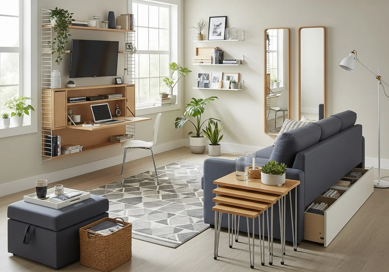 Choose Dual-Purpose Furniture