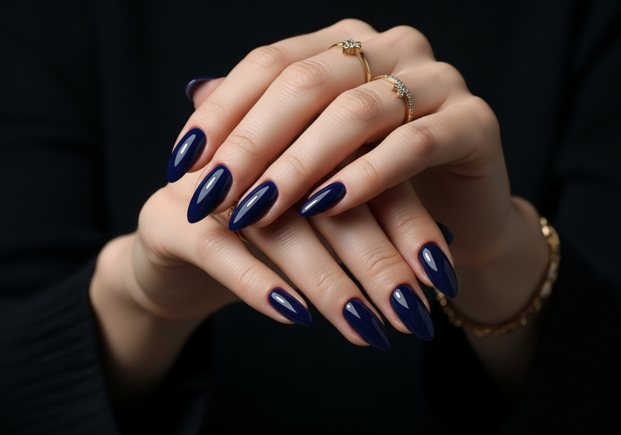 Classic Navy Blue Elegance