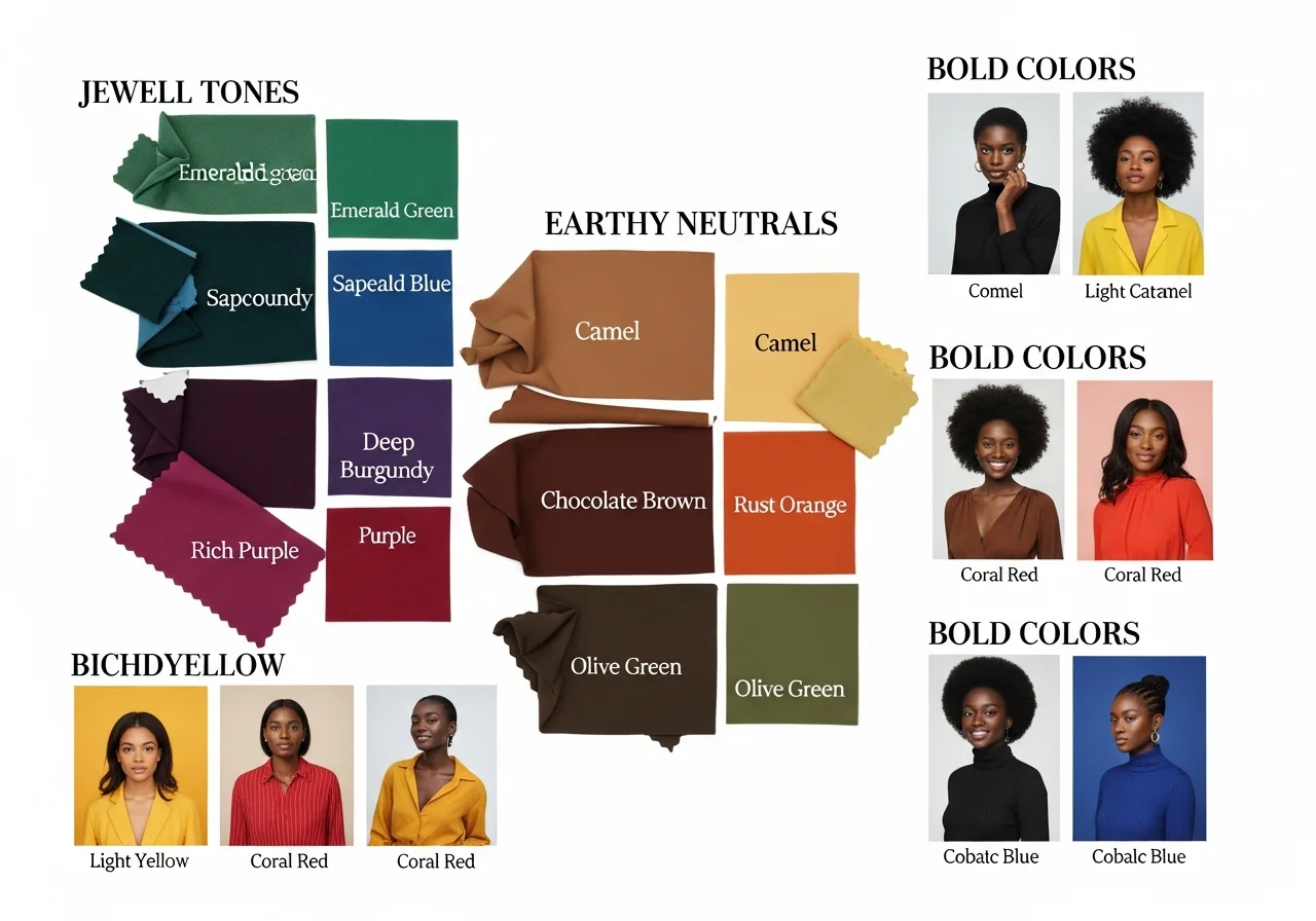 Color Palettes That Complement Melanin