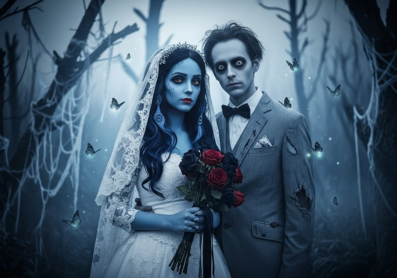Corpse Bride and Groom