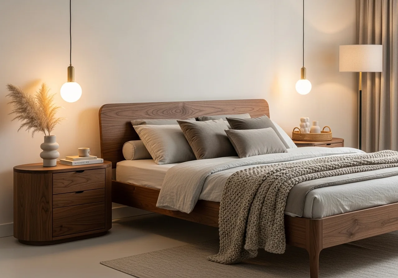  Create Cozy Modern Bedrooms with Texture and Warmth