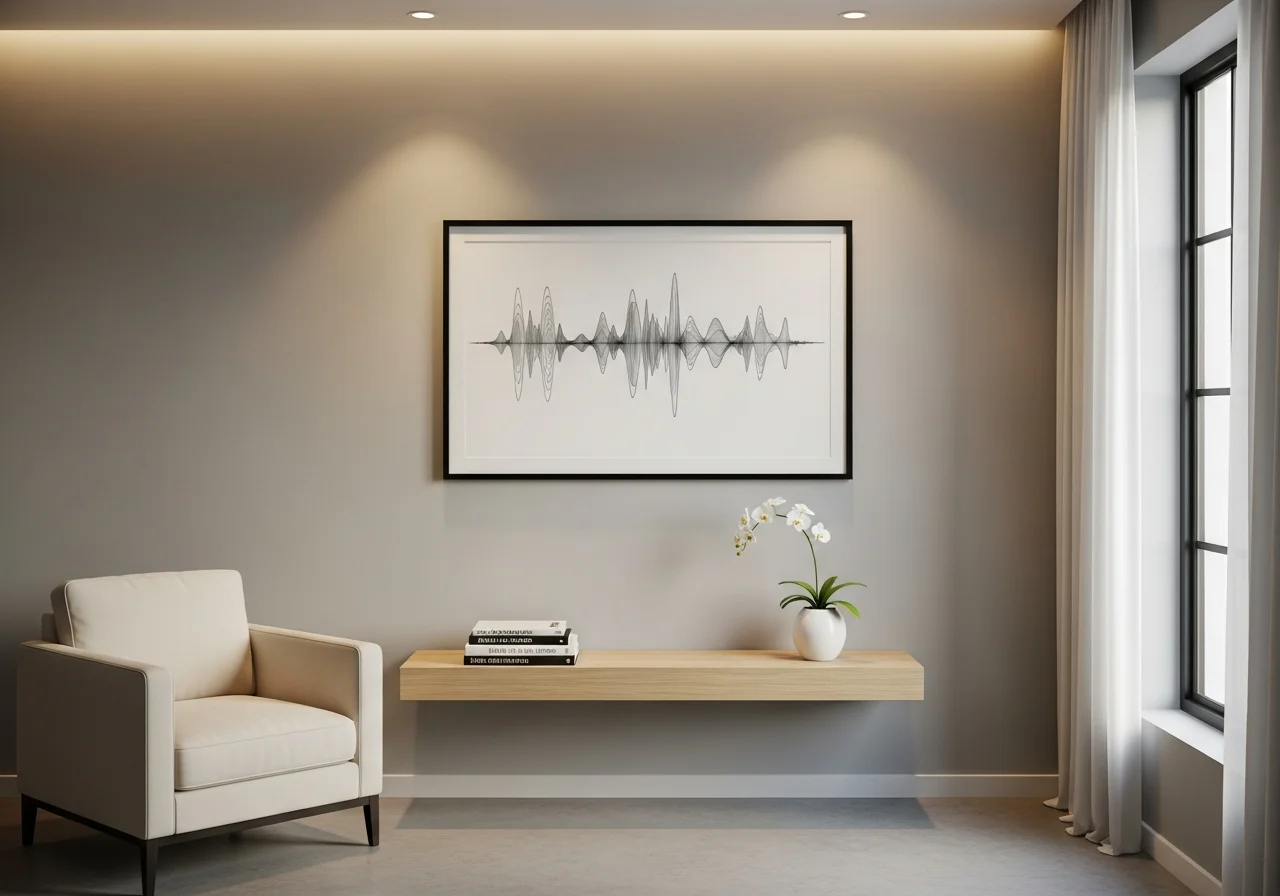 Custom Sound Wave Art