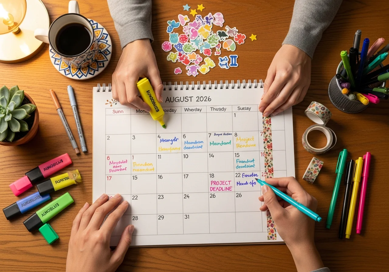 Customizing Your Printable Calendar