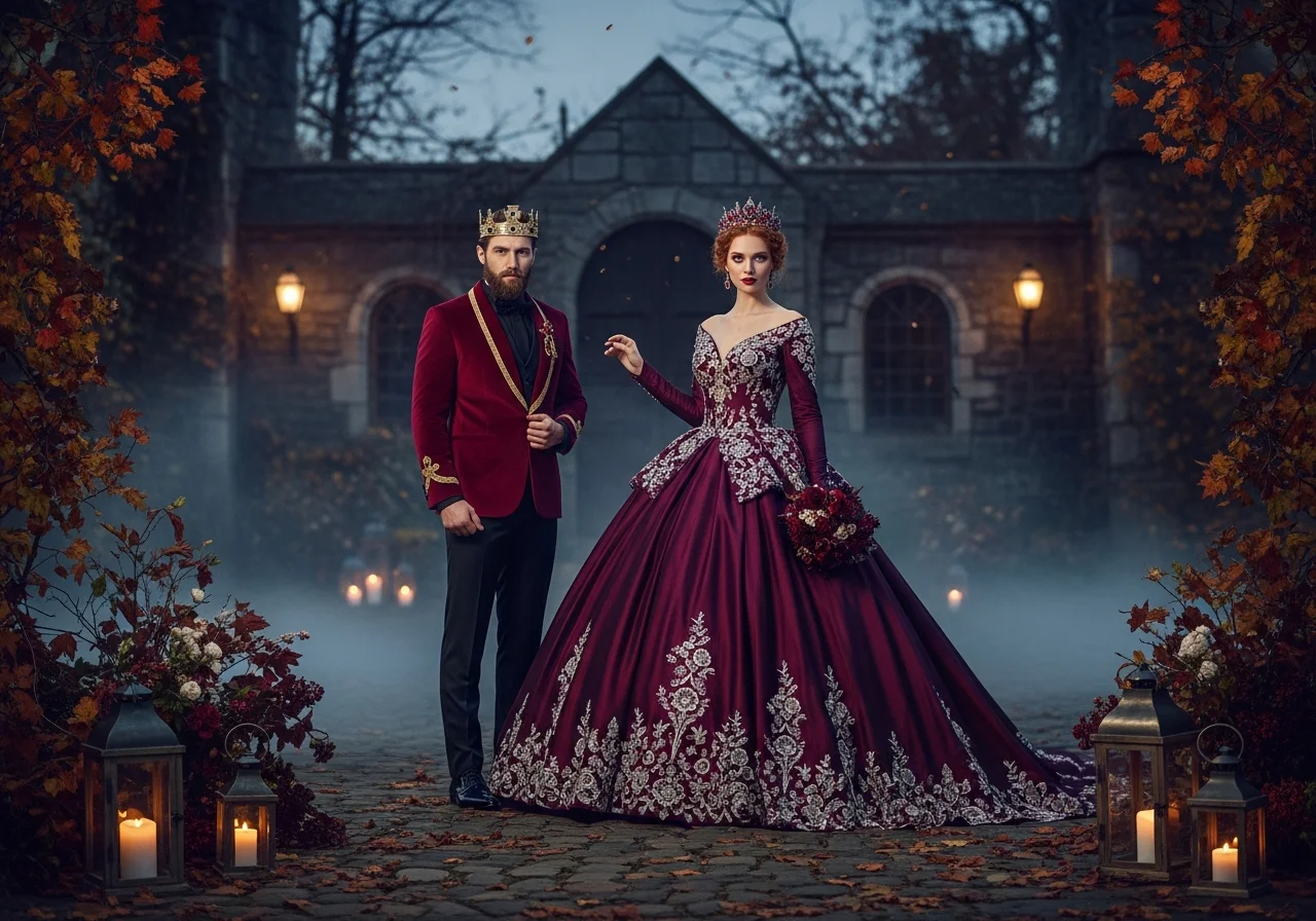 Gothic Vampire King and Queen