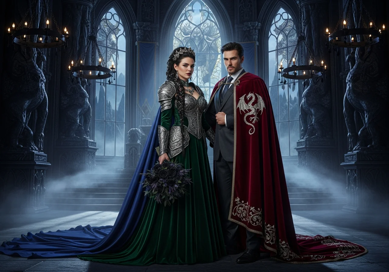 Dark Royalty from Fantasy Lore