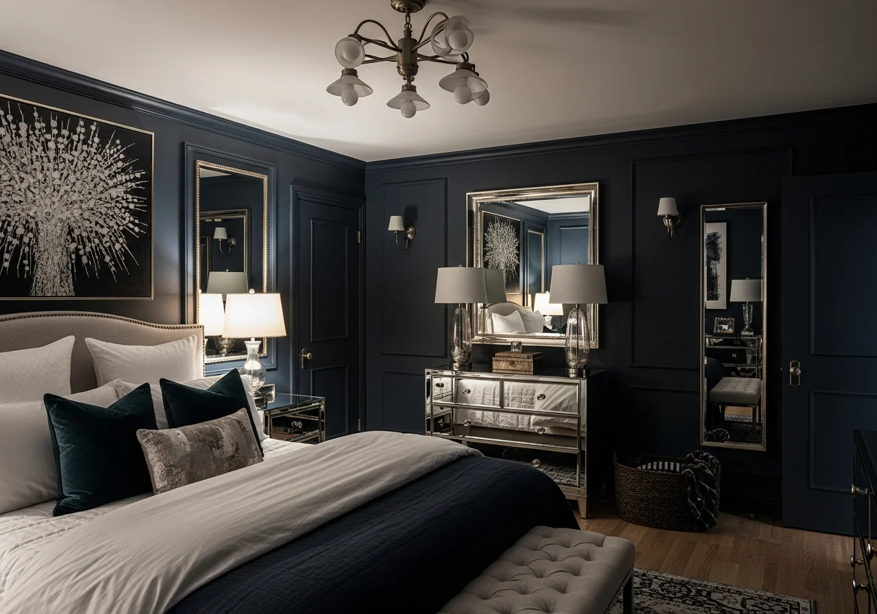 Dark and Moody Bedroom