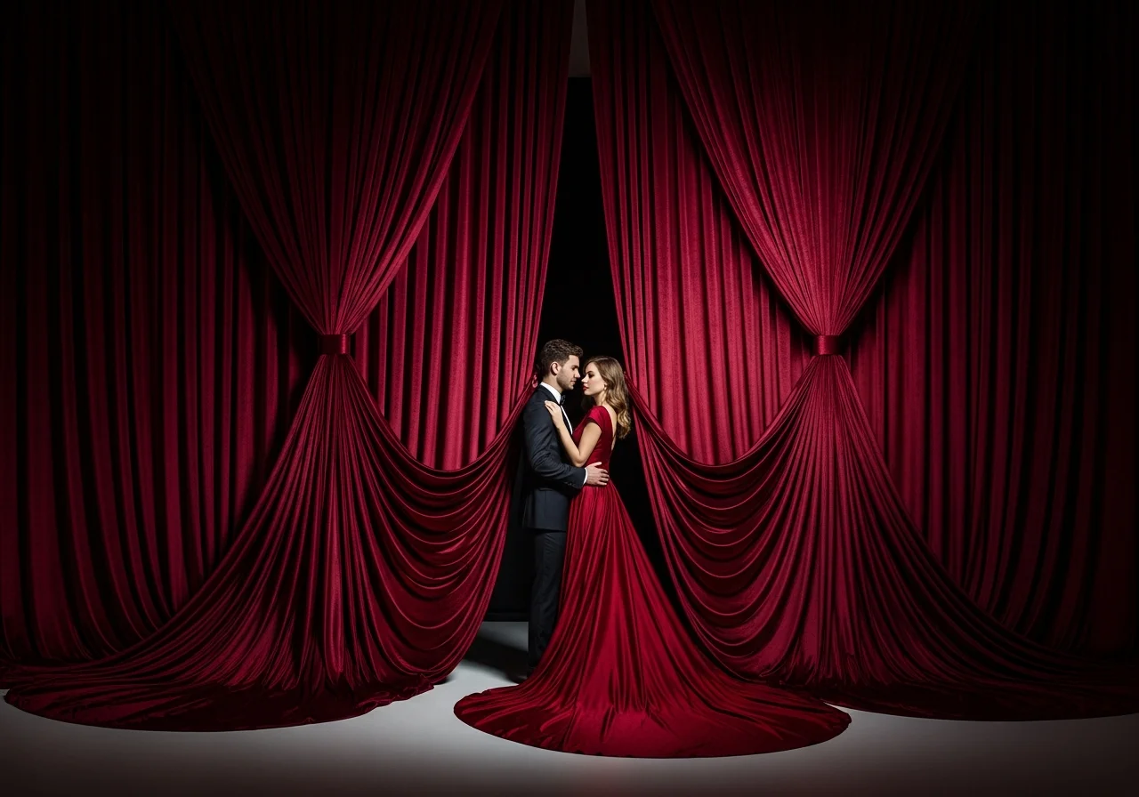 Dramatic Curtain Draping