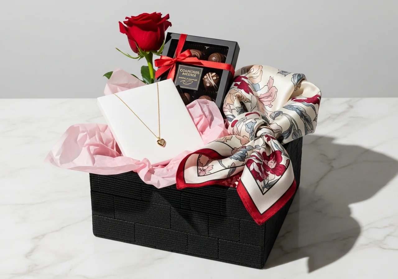 Elegant Jewelry and Accessories Basket