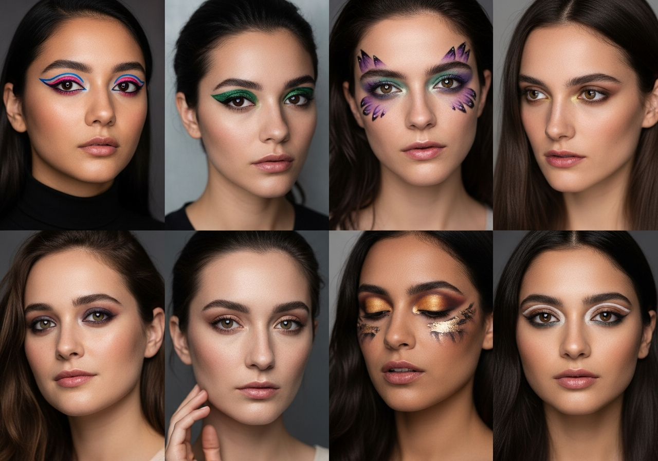 Empowering Nature of Colorful Eye Makeup
