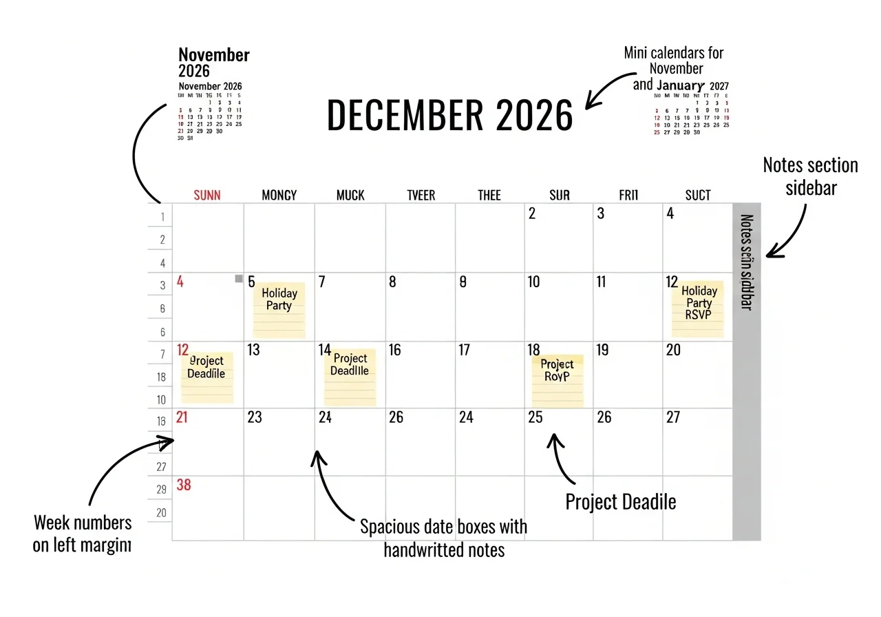 Features to Look for in Calendar Templates