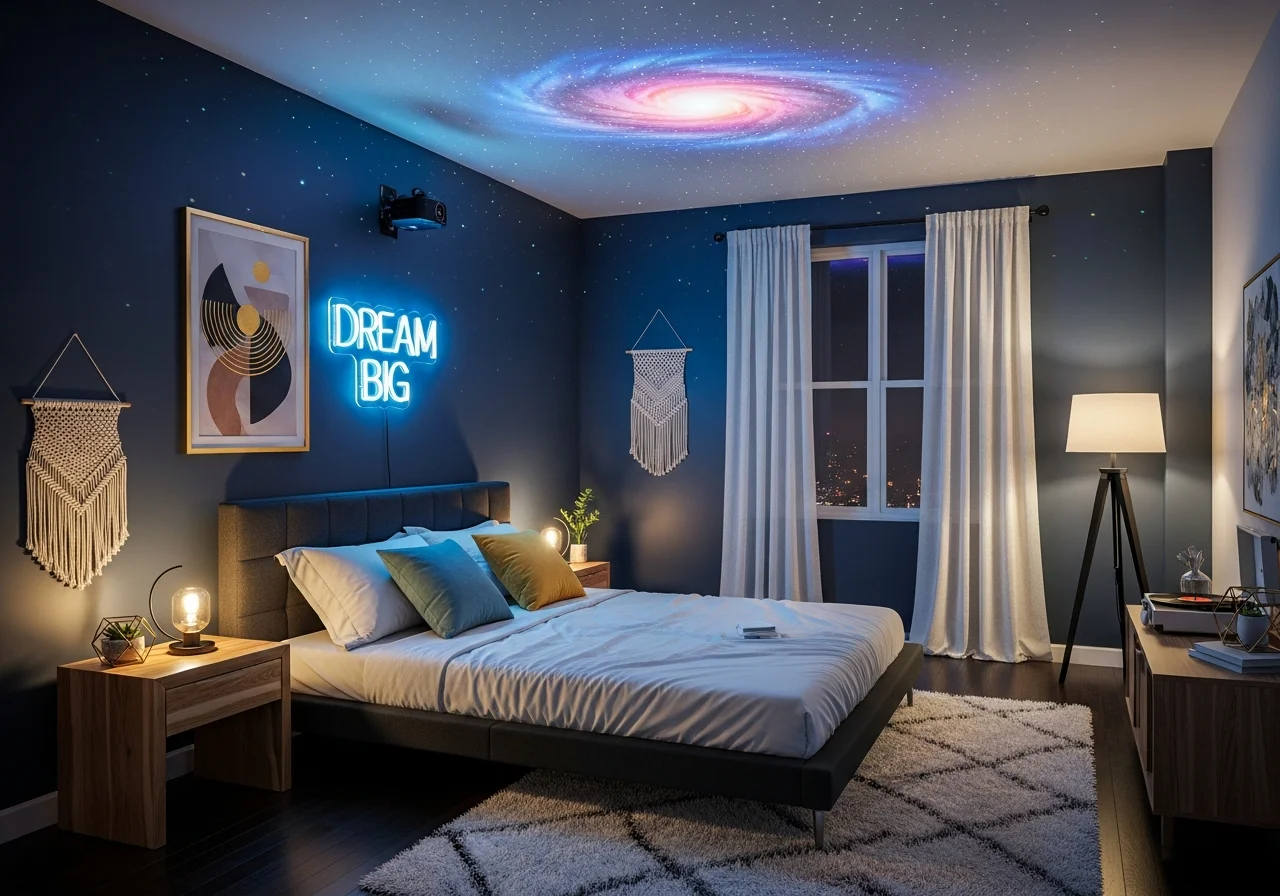 Galaxy Projector or Neon Signs