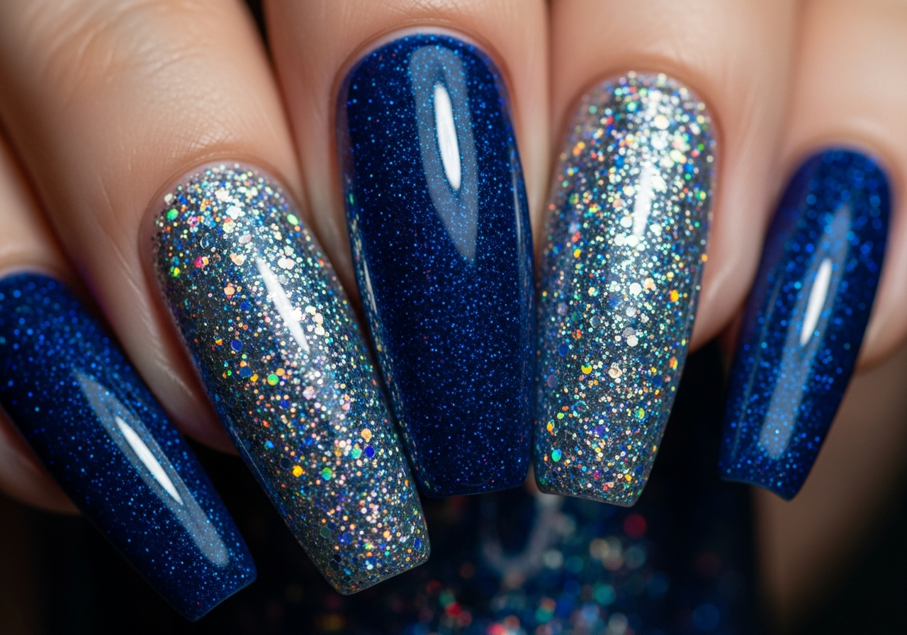 Glitter and Sparkle Blue Designs