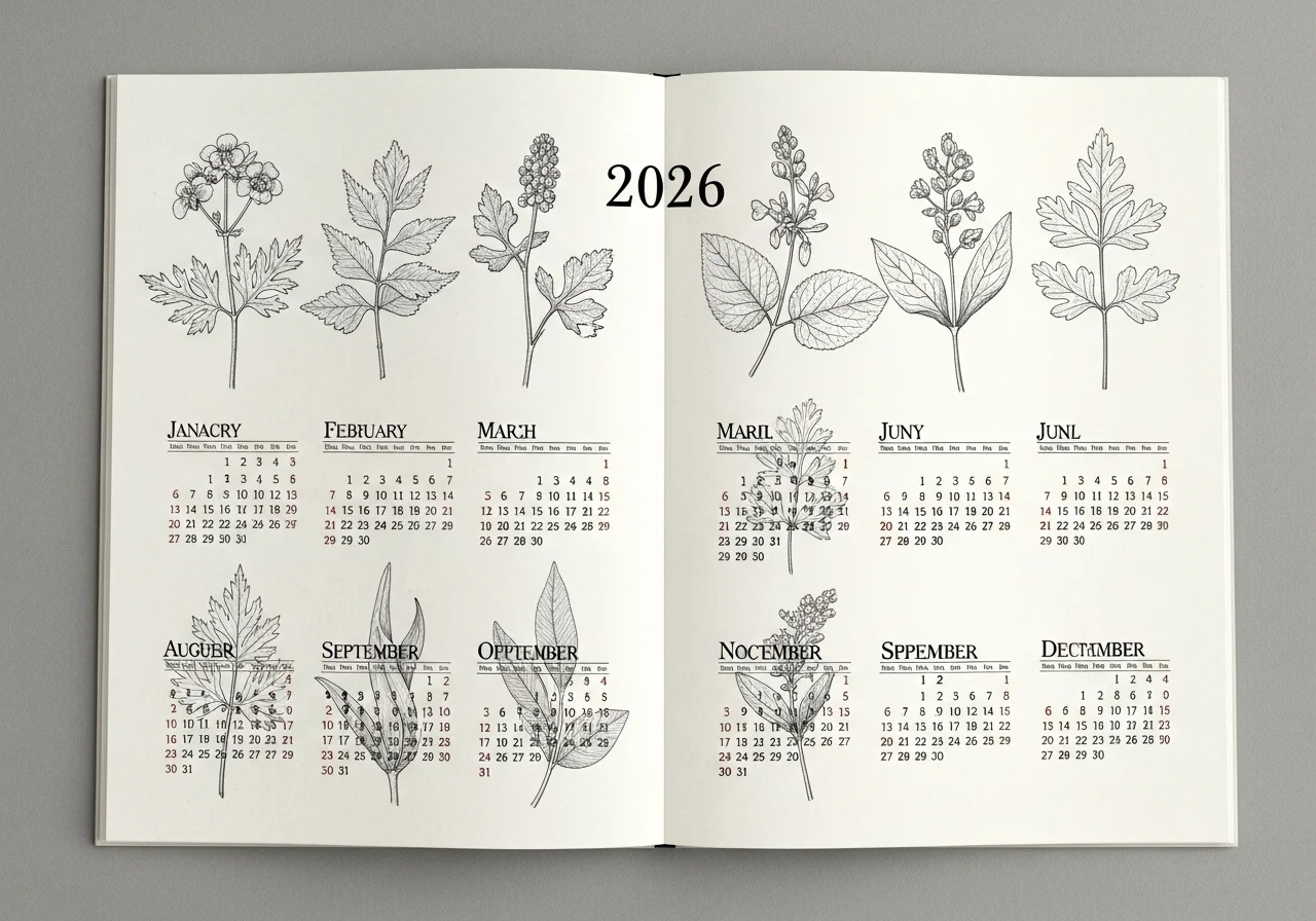 Hand-Drawn Botanical Illustrations