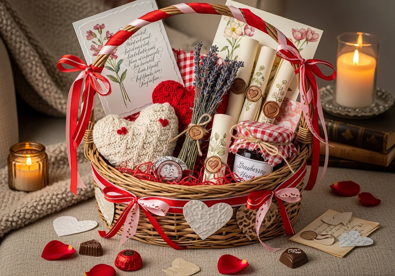 Handmade Valentine’s Basket