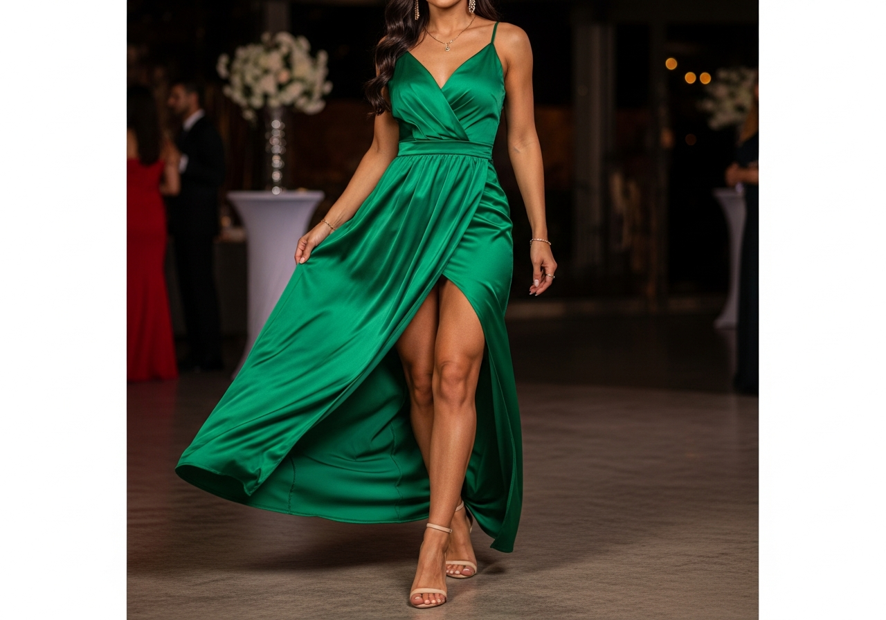 High Slits Add Alluring Edge