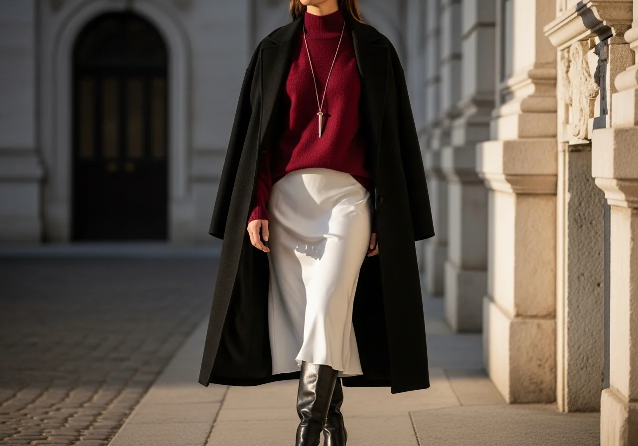  High V-Neck Elegance