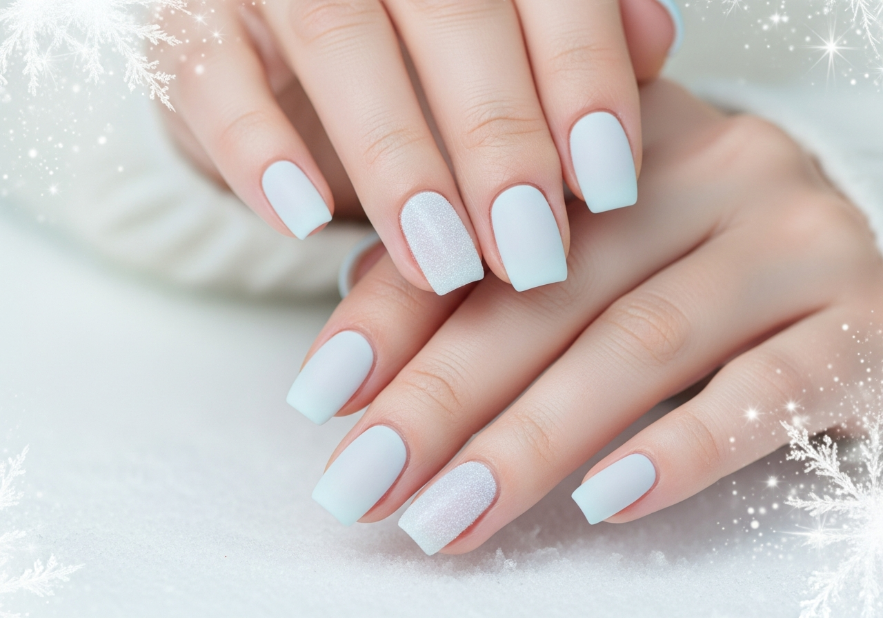 Icy Blue Frosted Finishes