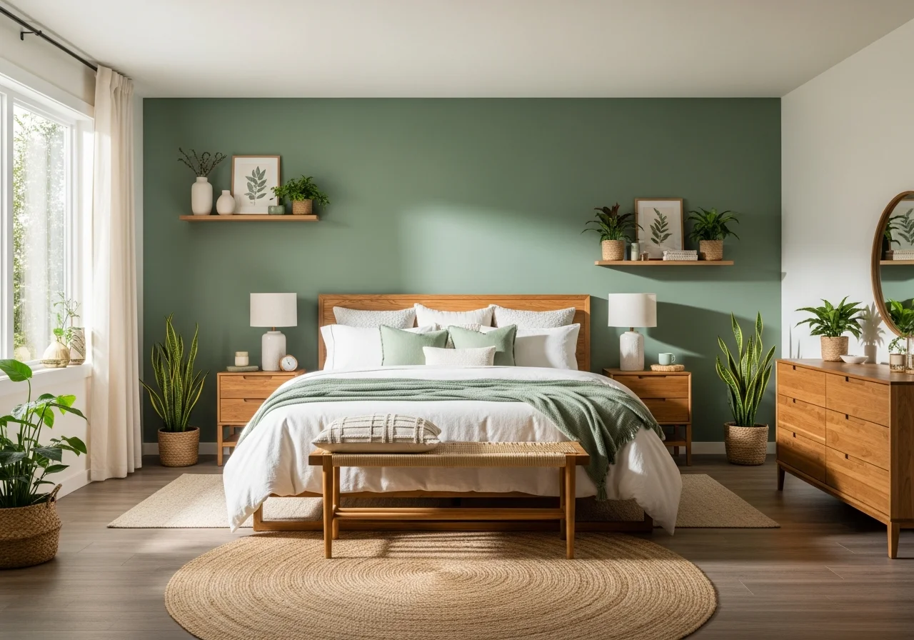  Incorporate Soothing Green Palettes for Natural Calm
