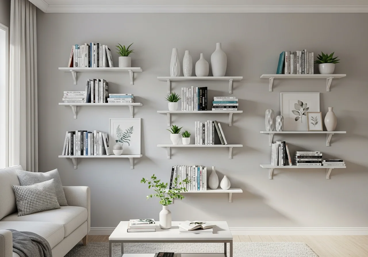 Install Floating Shelves