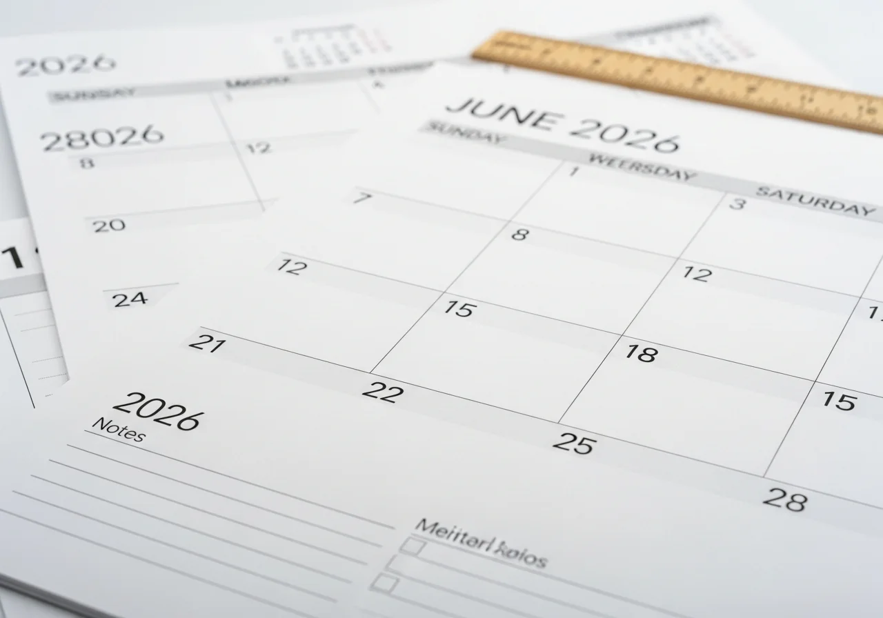 June 2026 Calendars