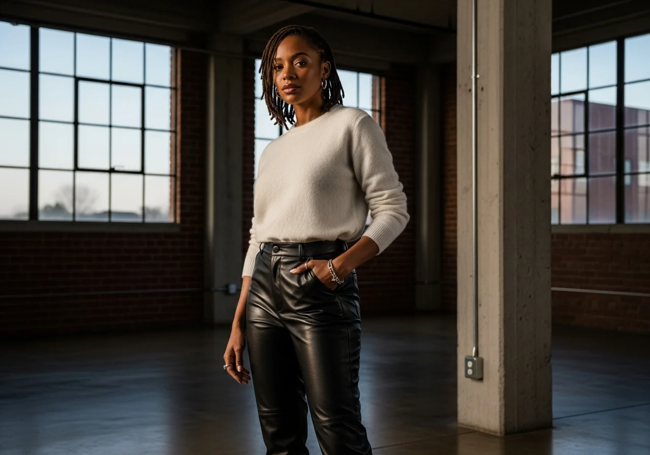 Leather and Texture Play