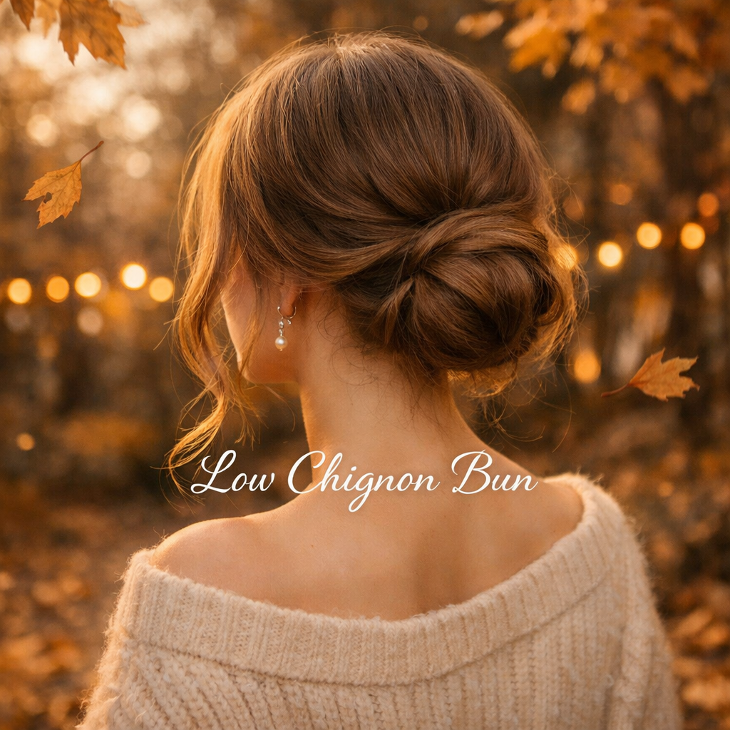 Low Chignon Bun