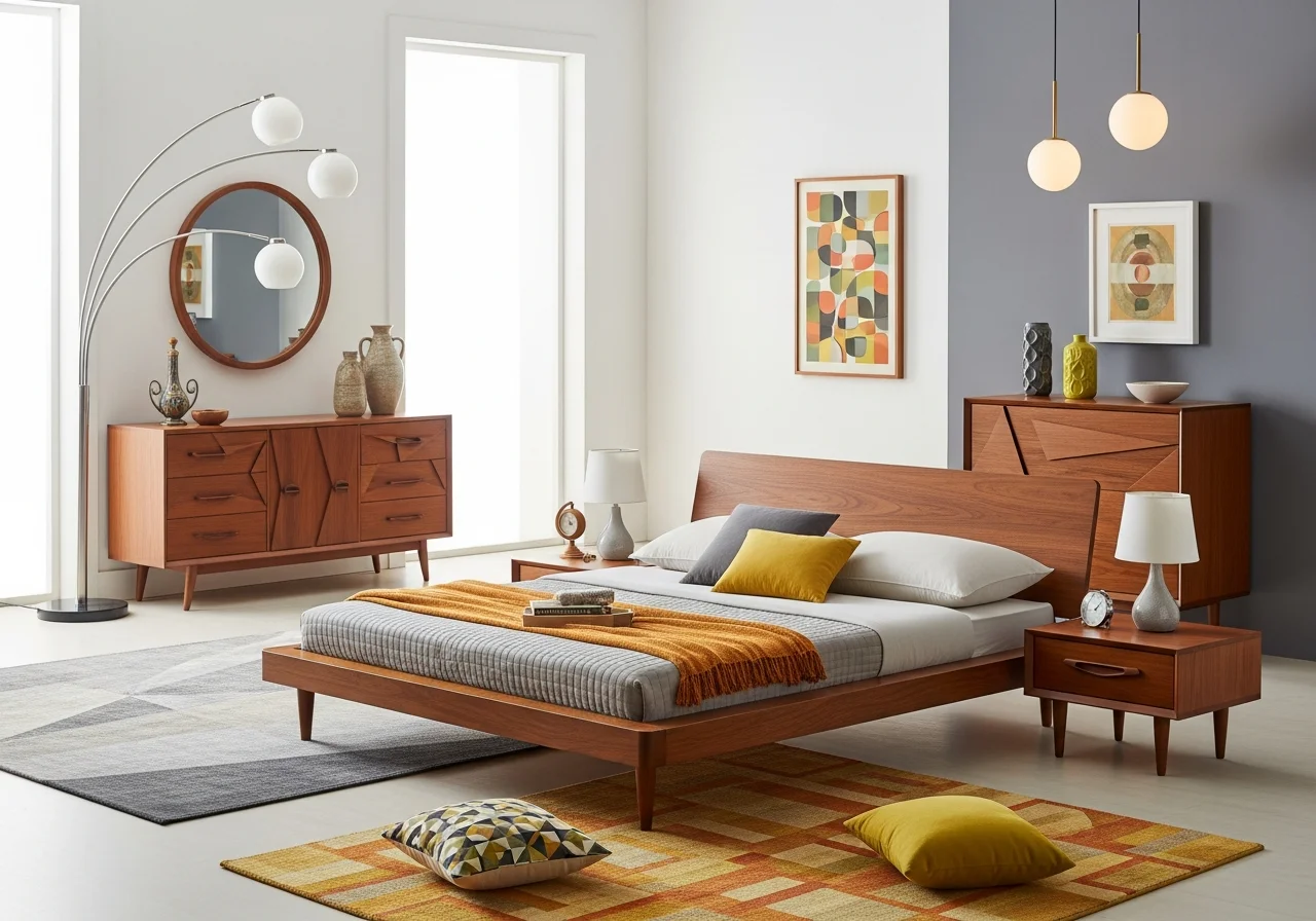 Mid-Century Modern Bedroom