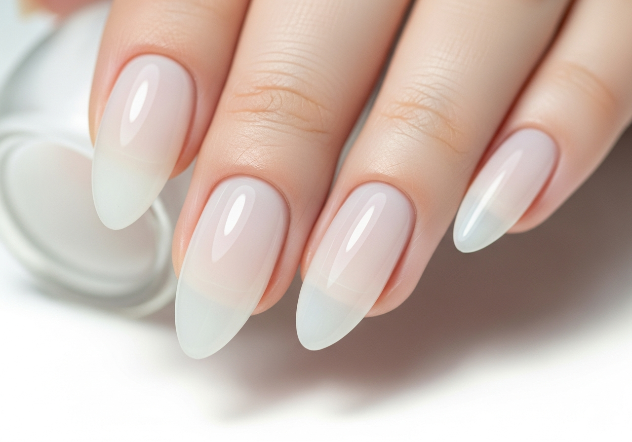  Milky White and Sheer Elegance