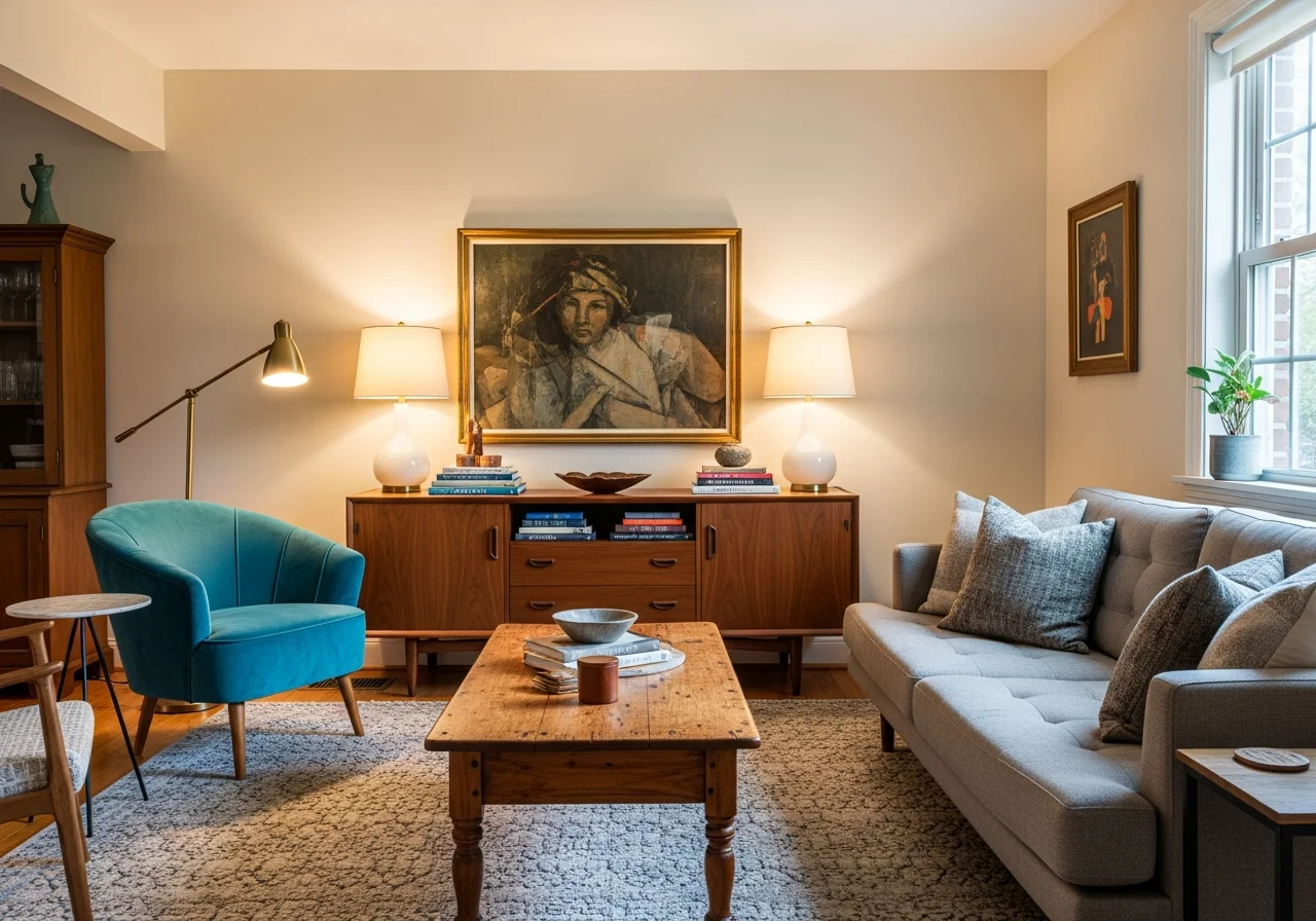 Mix Vintage and Modern Elements